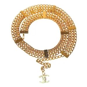 Chanel - 97P CC Vintage Gold Chain Belt / Necklace
